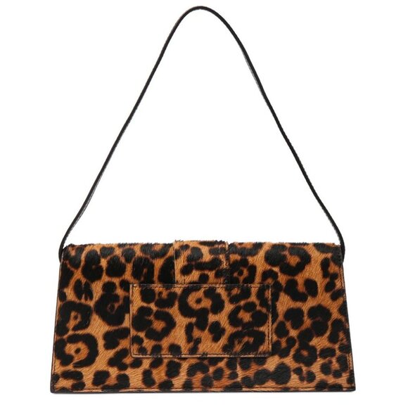 Jacquemus Brown Leopard Print Leather Handbag - Picture 4 of 4